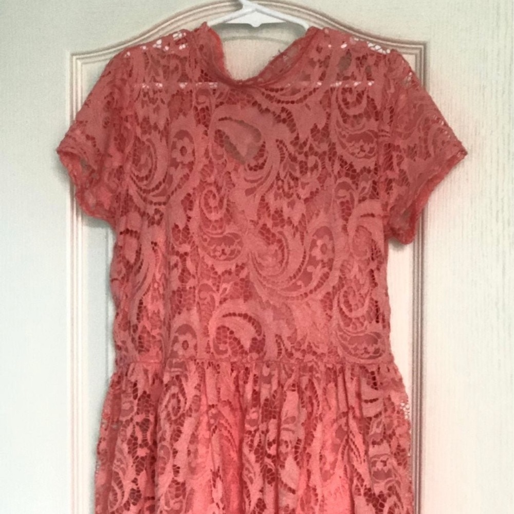 Forever 21 Coral Lace Girl’s XL Dress